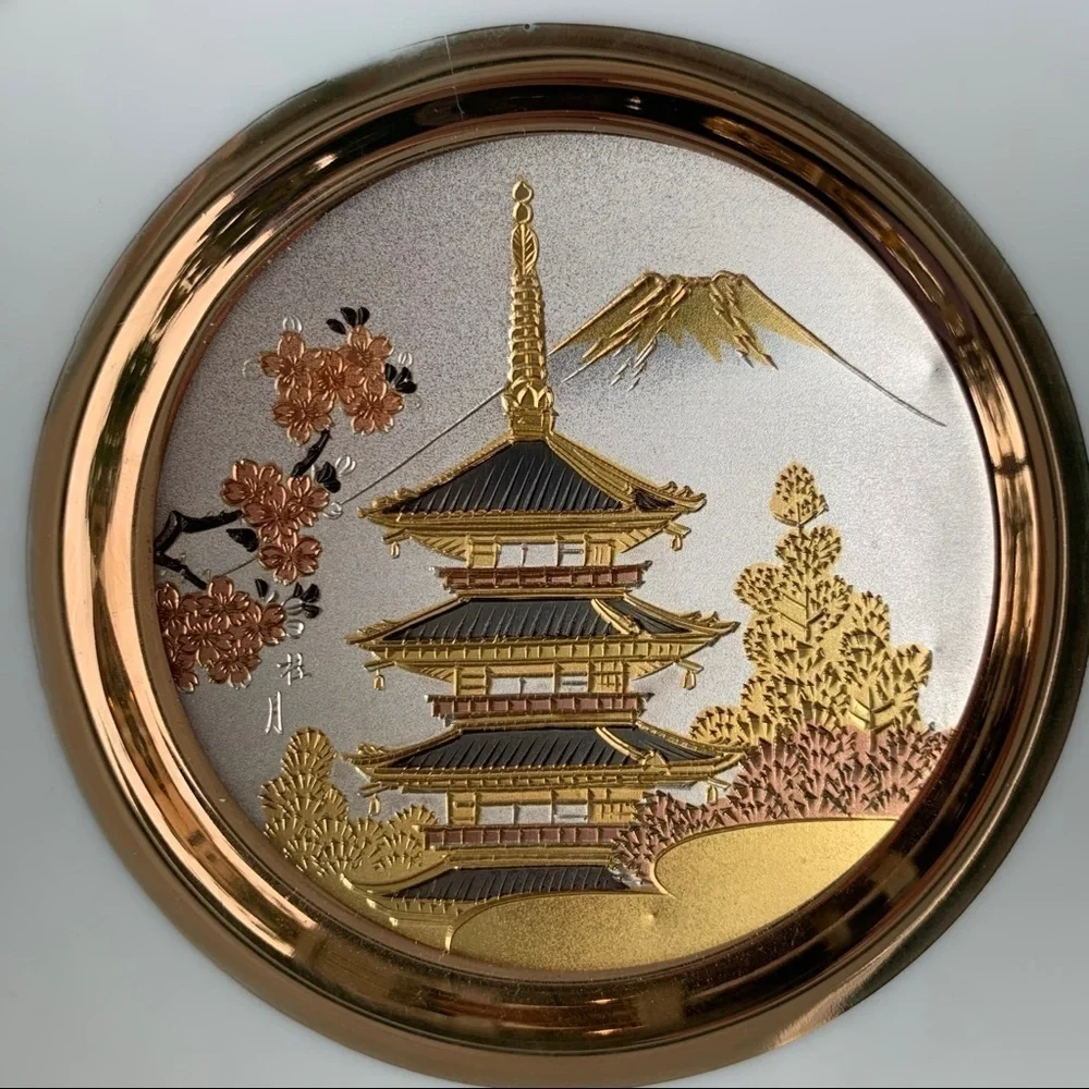 Art of Chokin 24K Gold Trim Decoration